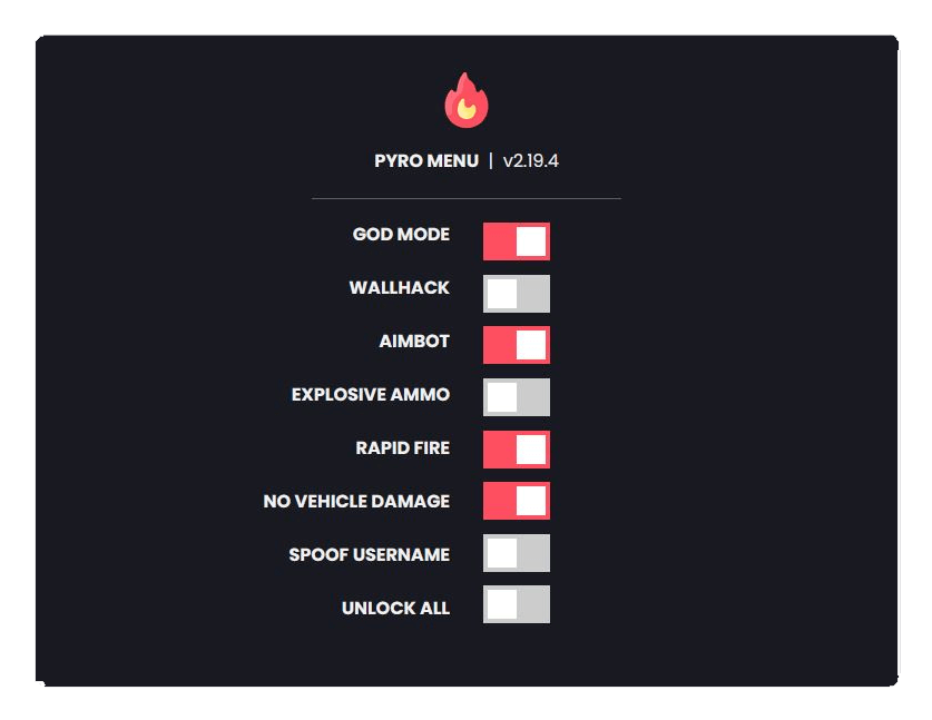 Pyro mod menu for Roblox